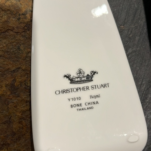 Christopher Stuart Vintage Royal Bone China Cake Server in original box EUC - Picture 3 of 3